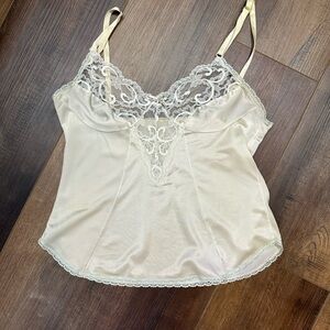 Sears Vintage Isn’t It Divine Satin Camisole Made in USA with Union Label